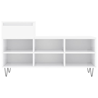 Sapateira 102x36x60 cm derivados de madeira branco brilhante