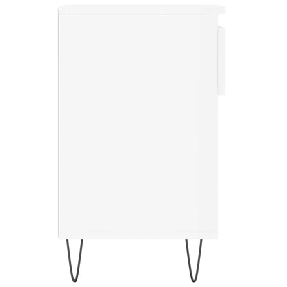 Sapateira 102x36x60 cm derivados de madeira branco brilhante