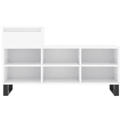 Sapateira 102x36x60 cm derivados de madeira branco brilhante