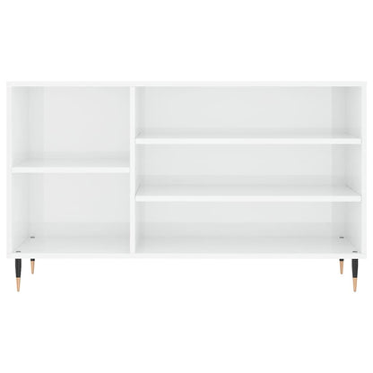 Sapateira 102x36x60 cm derivados de madeira branco brilhante