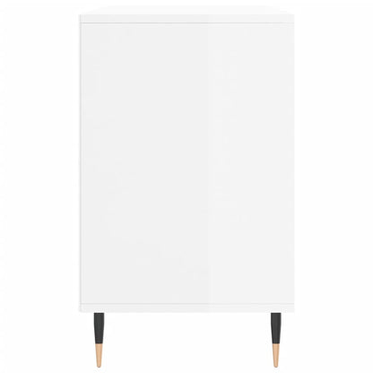Sapateira 102x36x60 cm derivados de madeira branco brilhante