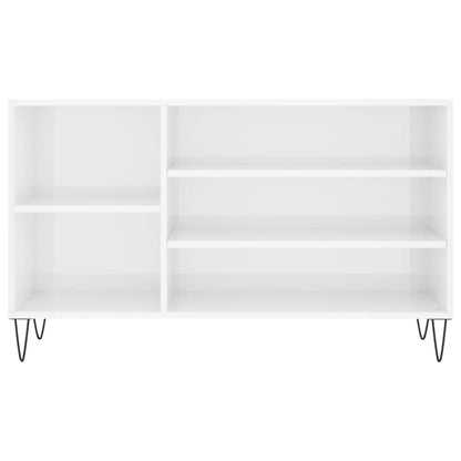 Sapateira 102x36x60 cm derivados de madeira branco brilhante