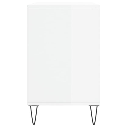 Sapateira 102x36x60 cm derivados de madeira branco brilhante