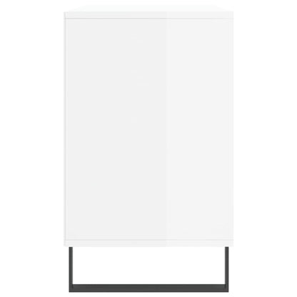 Sapateira 102x36x60 cm derivados de madeira branco brilhante
