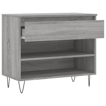 Sapateira 70x36x60 cm derivados de madeira cinzento sonoma