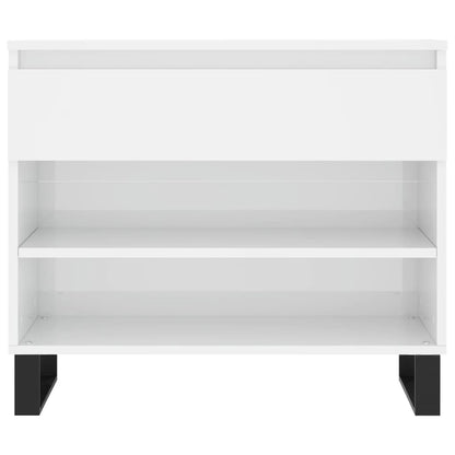 Sapateira 70x36x60 cm derivados de madeira branco brilhante