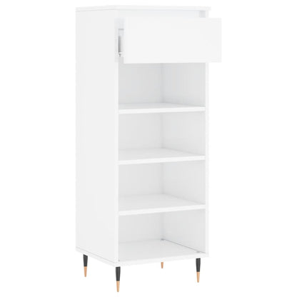 Sapateira 40x36x105 cm derivados de madeira branco brilhante