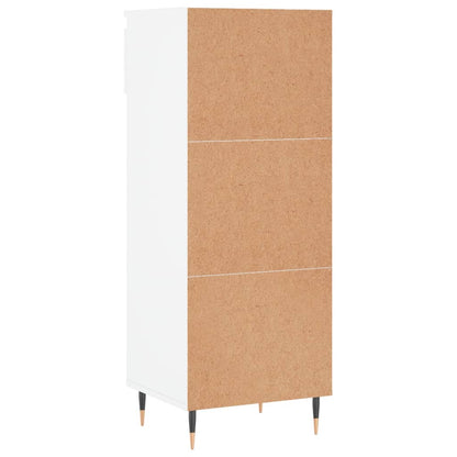 Sapateira 40x36x105 cm derivados de madeira branco brilhante