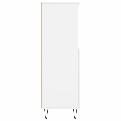 Aparador alto 60x36x110 cm derivados de madeira branco