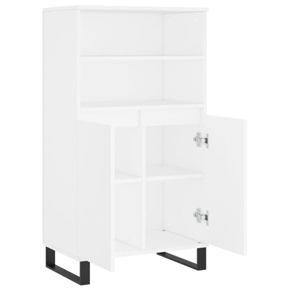 Aparador alto 60x36x110 cm derivados de madeira branco