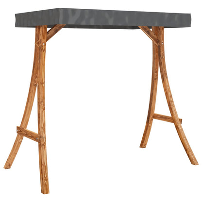 Cama baloiço c/ toldo abeto maciço c/ acabamento em teca