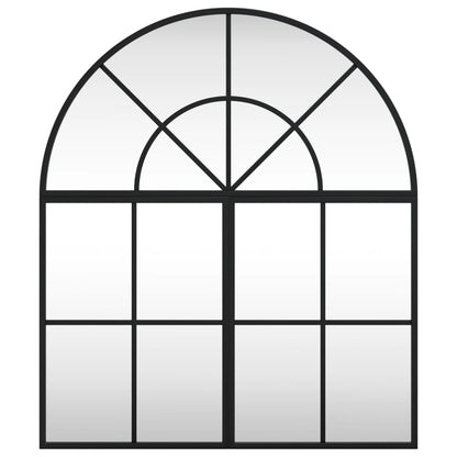 Espelho de parede arqueado 60x70 cm ferro preto