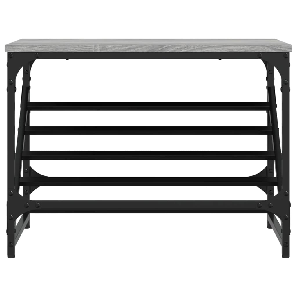 Sapateira 60x30x45 cm derivados de madeira cinzento sonoma