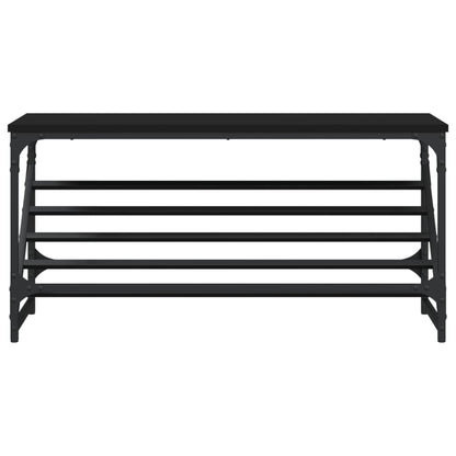 Sapateira 90x30x45 cm derivados de madeira preto