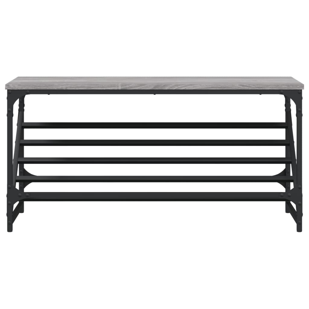 Sapateira 90x30x45 cm derivados de madeira cinzento sonoma