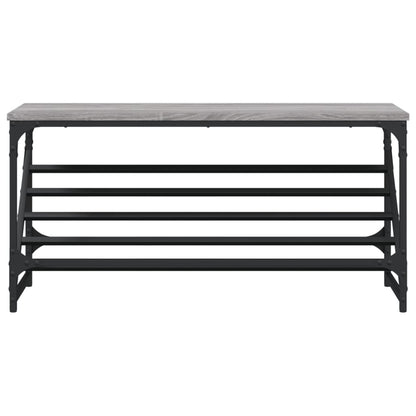 Sapateira 90x30x45 cm derivados de madeira cinzento sonoma