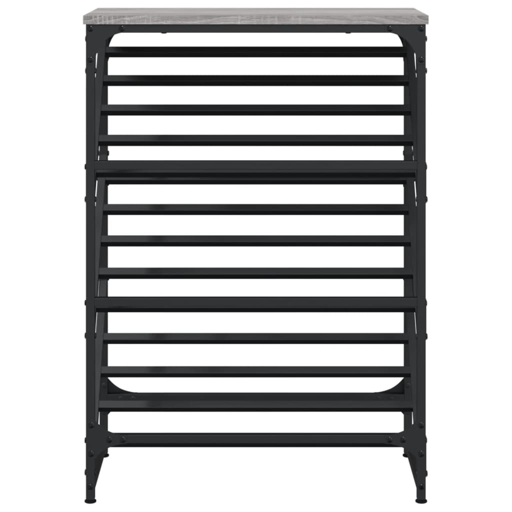Sapateira 60x30x85 cm derivados de madeira cinzento sonoma