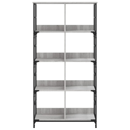 Estante 78,5x33x153 cm derivados de madeira cinzento sonoma