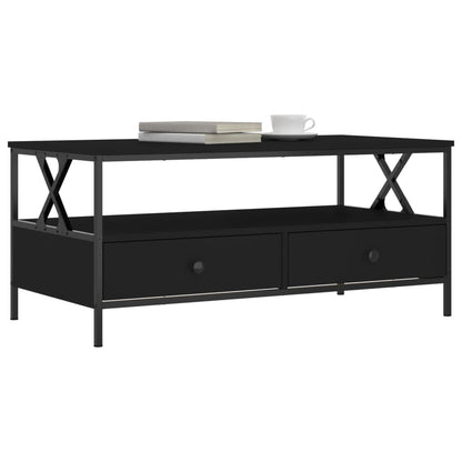 Mesa de centro 100x51x45 cm derivados de madeira preto