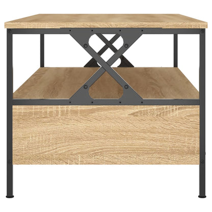 Mesa de centro 100x51x45 cm derivados madeira carvalho sonoma