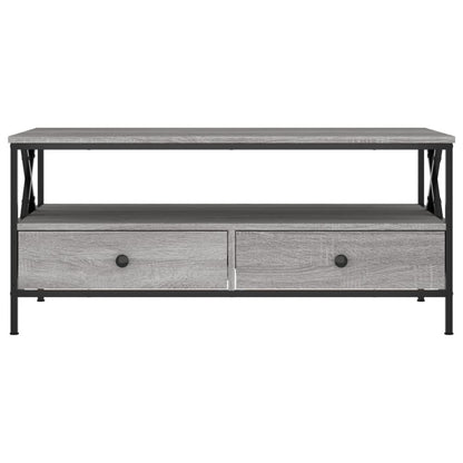 Mesa de centro 100x51x45cm derivados de madeira cinzento sonoma