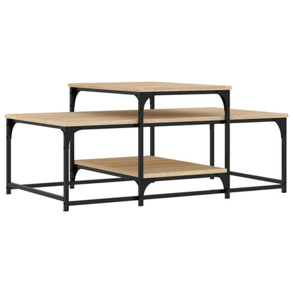 Mesa de centro 102x60x45cm derivados de madeira carvalho sonoma