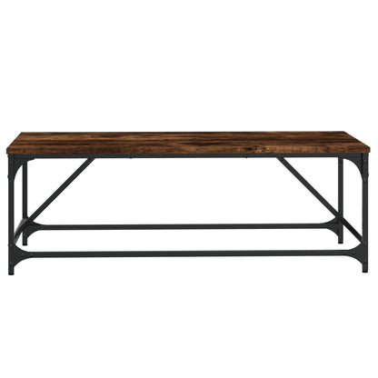 Mesa de centro 100x50x35 cm derivados madeira carvalho fumado