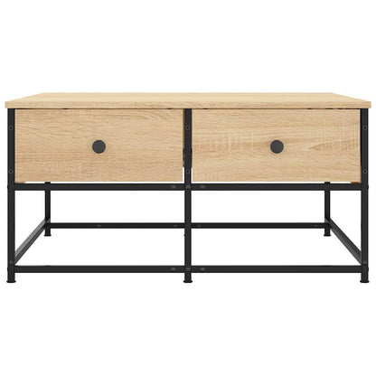 Mesa de centro 80x80x40 derivados de madeira carvalho sonoma