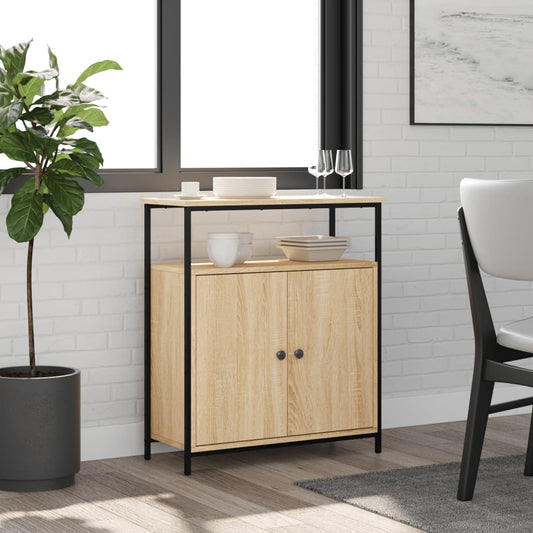 Aparador Carvalho Sonoma 70x30x80 cm Madeira Engenheirada