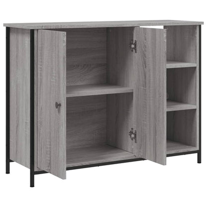 Aparador 100x33x75 cm derivados de madeira cinzento sonoma