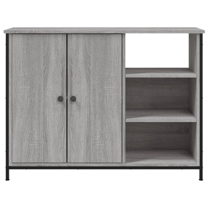 Aparador 100x33x75 cm derivados de madeira cinzento sonoma
