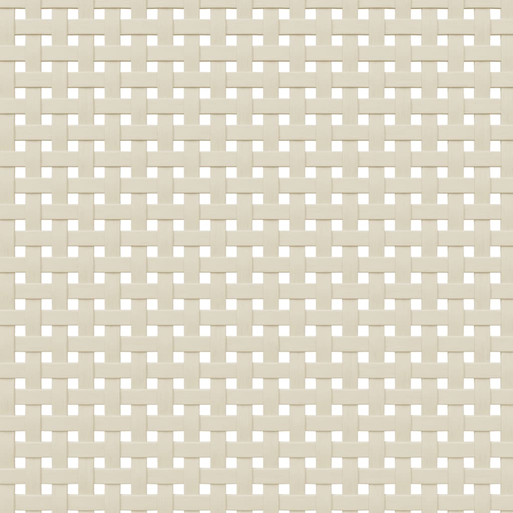 Móvel alto SENJA aspeto vime 90x40x112 cm pinho maciço branco