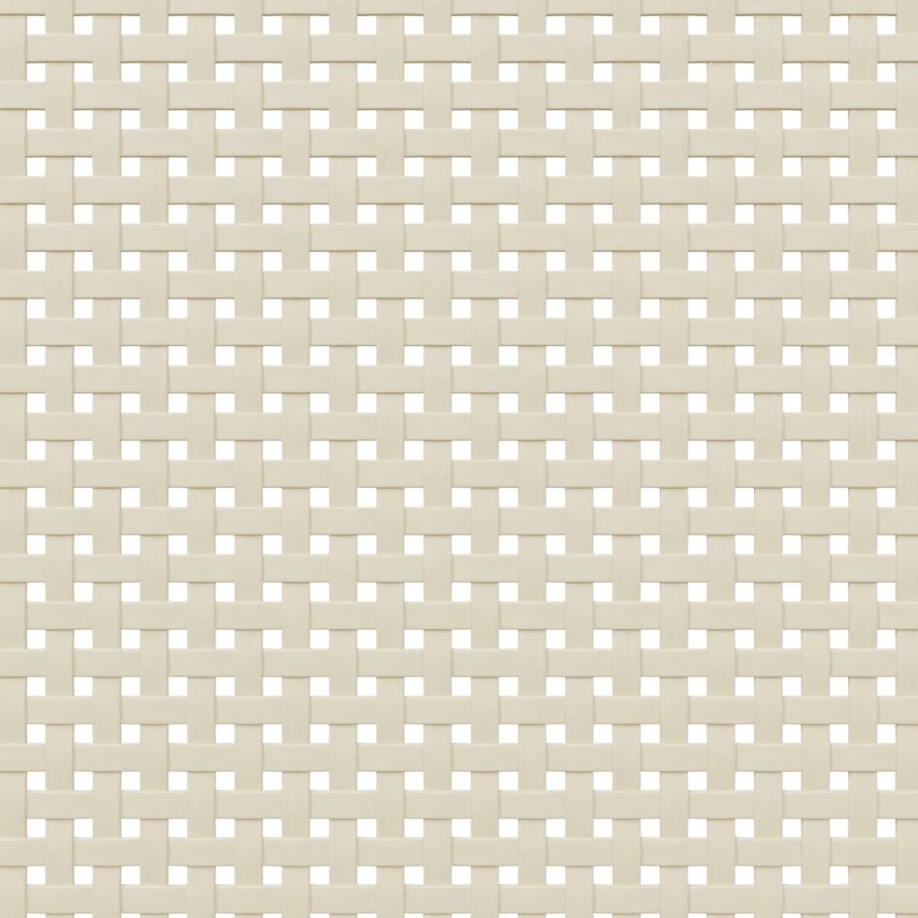 Móvel alto SENJA aspeto vime 90x40x112 cm pinho maciço branco