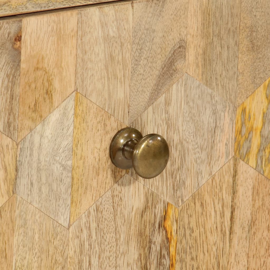 Armário com gavetas 70x35x70 cm madeira de mangueira maciça