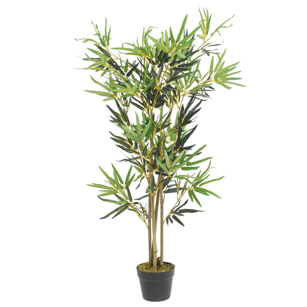Árvore de bambu artificial 552 folhas 120 cm verde