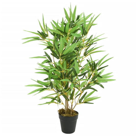 Árvore de bambu artificial 368 folhas 80 cm verde