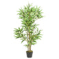 Árvore de bambu artificial 552 folhas 120 cm verde