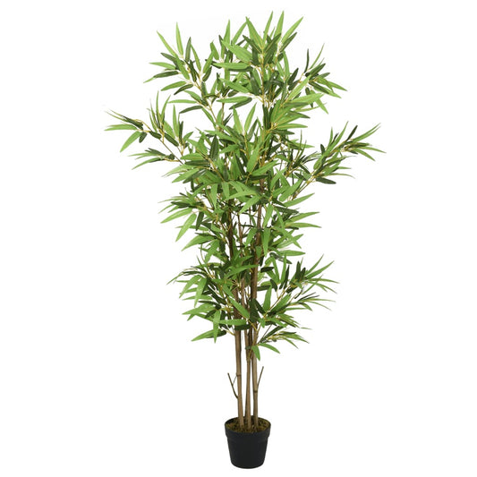 Árvore de bambu artificial 828 folhas 150 cm verde