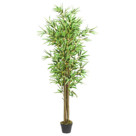 Árvore de bambu artificial 1288 folhas 180 cm verde