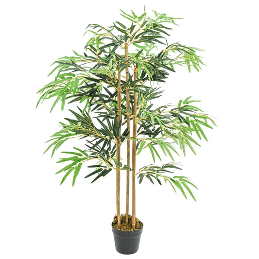 Árvore de bambu artificial 730 folhas 120 cm verde