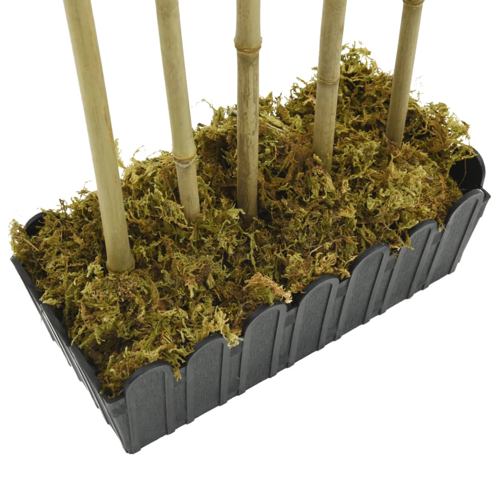 Árvore de bambu artificial 730 folhas 120 cm verde