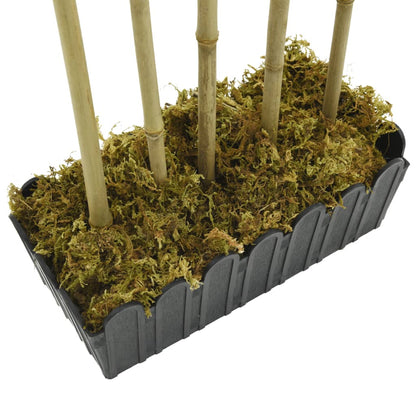 Árvore de bambu artificial 730 folhas 120 cm verde