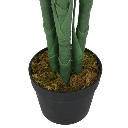 Palmeira artificial 28 folhas 120 cm verde