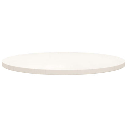 Tampo de mesa redondo Ø70x3 cm madeira de pinho maciça branco