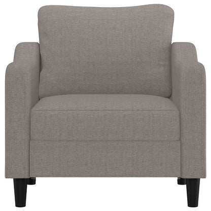 Poltrona tecido cinzento-acastanhado