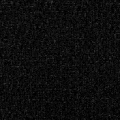 Sofá de 2 lugares tecido 120 cm preto