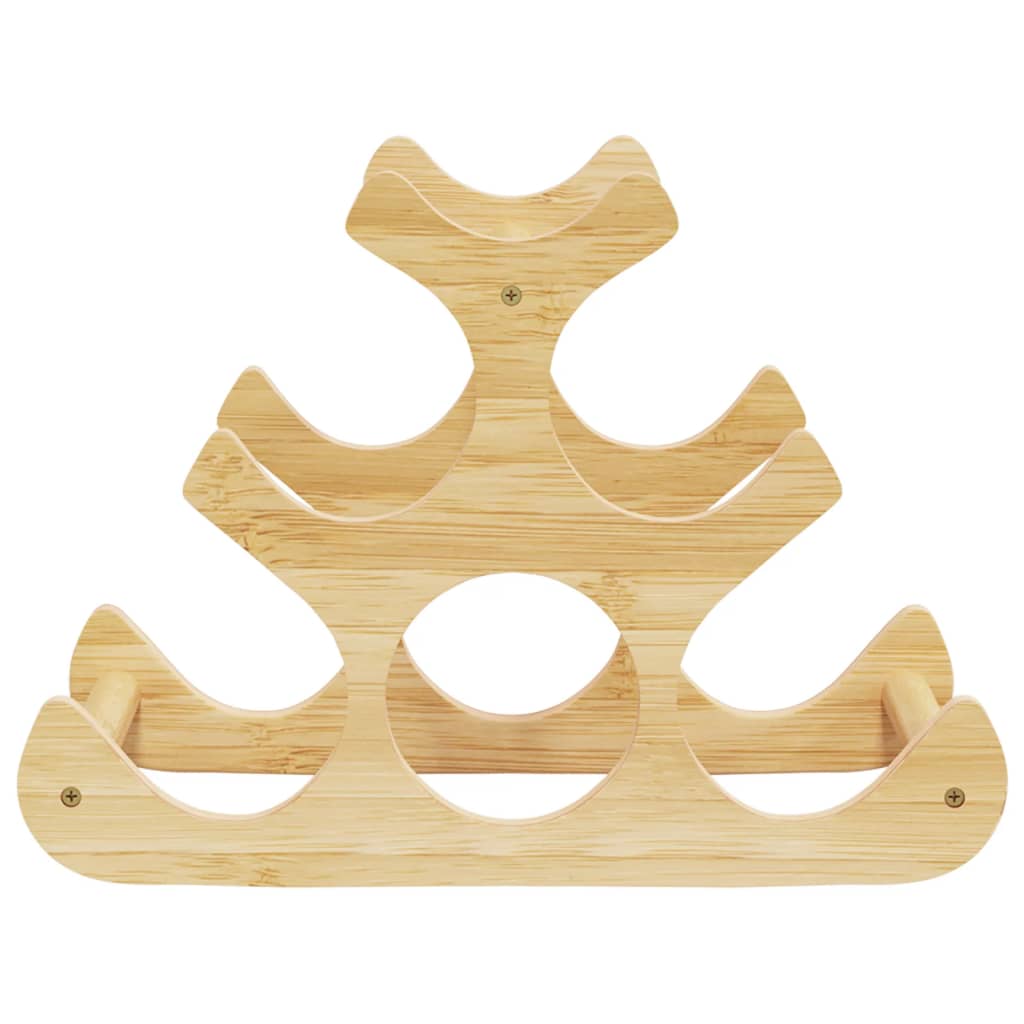 Garrafeira para 6 garrafas 35x18x25,5 cm bambu