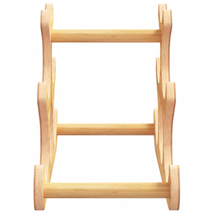 Garrafeira para 6 garrafas 35x18x25,5 cm bambu