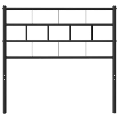 Cabeceira de cama 100 cm metal preto