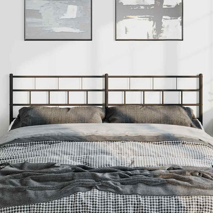 Cabeceira de cama 193 cm metal preto
